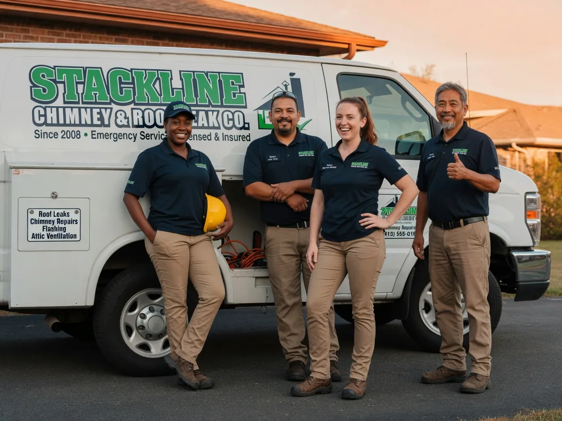 Chimney flashing repair company in Eustace, TX